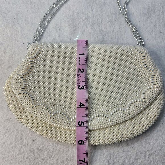 Vintage Pearl Double Sided Clutch Purse Chain - Picture 6 of 7